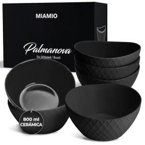 MIAMIO - 6 x 800 ml - Juego de cuencos/Juego de cuencos de…