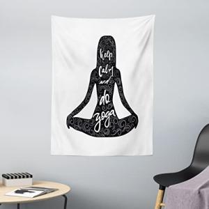 ABAKUHAUS Mantenga La Calma Tapiz de Pared y Cubrecama Suav…