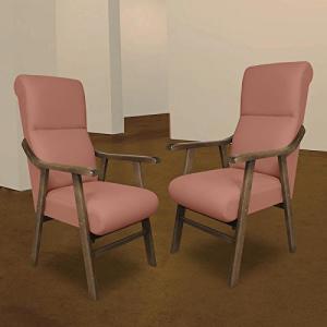 SERMAHOME Pack 2 Sillones butaca Boston, Estructura de Made…