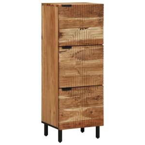 vidaXL Gabinete de almacenamiento multimedia, madera de aca…