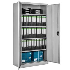 TecTake® Armario Archivador Oficina en Acero, Armario Exter…