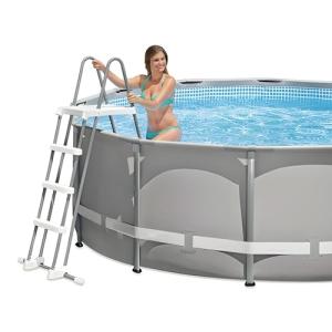 Bricoloco Escalera Piscina Desmontable 122 cm 3 peldaños An…