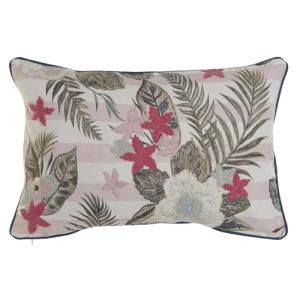 FUNDA COJIN ALGODON 60X1X40 TROPICAL VERDE
