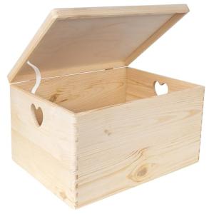 Creative DECO Grande Caja Madera Decorativa | Con Tapa y As…
