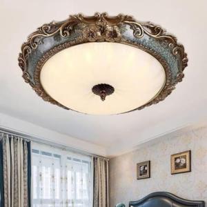 LED Lámpara de techo clásica antigua Lámpara de salón Redon…