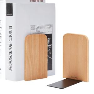KCatsy Sujetalibros de Madera 2 Piezas (1 par)- Sujeta Libr…
