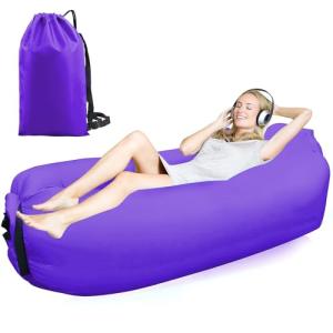 FainFun Sofá Inflable Playa, 200 * 70cm Sofá de Aire Playa,…