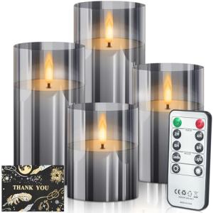 UCAMP 4 Piezas Velas Led Efecto Llama,Velas Eléctricas con…