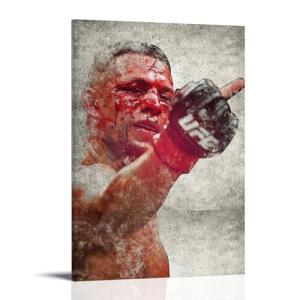 LAJAHOGDE Nate Diaz Póster Pintura Decorativa Lienzo Arte d…
