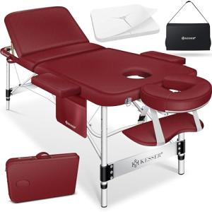 KESSER® Camilla de Masaje Móvil Plegable y Ajustable en Alt…