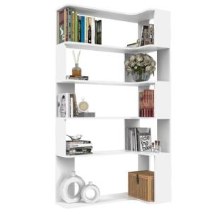 HaodaCulture Estantería Esquinera, Libreria de 5 Niveles, E…