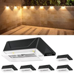 ELLASAY Aplique Solar Pared Exterior: 8 Modos de Iluminació…