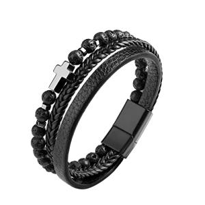 Dochais Pulsera Hombre, Pulsera De Acero Inoxidable De Cuer…