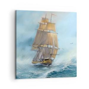 ARTTOR Lienzos decorativos Mar Barco Náutico Cuadro Sobre L…