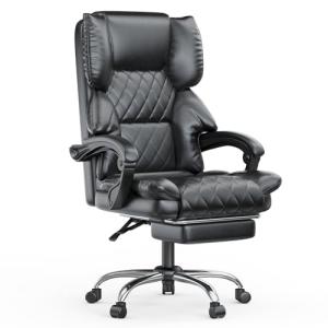 naspaluro Silla de Oficina con Reposapiés, Silla de Escrito…
