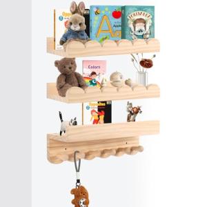 Rainmae Estantería para niños, juego de 3 unidades, 40 cm,…