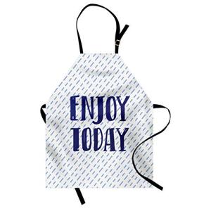 ABAKUHAUS Disfrutar Hoy Delantal de Cocina, Frase Positiva,…