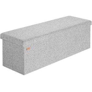 CASARIA® Banco Almacenaje Plegable 115x40x40cm 300kg Puff B…