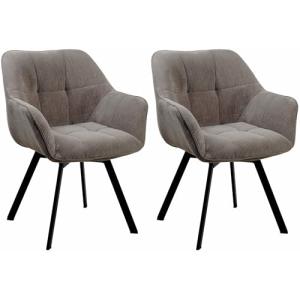 CLP Juego de 2 sillas de Comedor Jordi Cord I Silla tapizad…