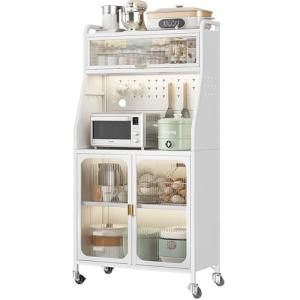 ONKBOITE Armario de Cocina, Mueble Auxiliar De Cocina, 5 Ni…
