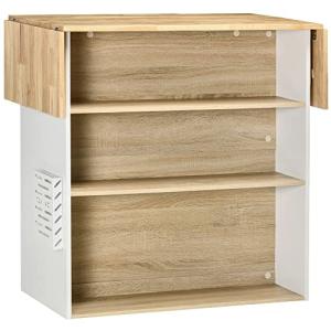HOMCOM Isla de Cocina Mueble de Cocina Multifuncional con A…