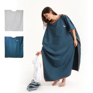 PL Poncho 3 en 1 para cambiar de ropa, albornoz de playa, p…