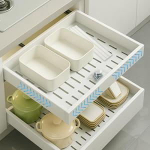 VIMAREY Juego 3pcs | 1 Cajón Extraíble para Cocina   2 Cest…