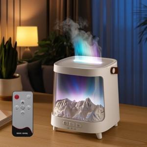 Flame Difusor Aceites Esenciales con Mando a Distancia, Hum…