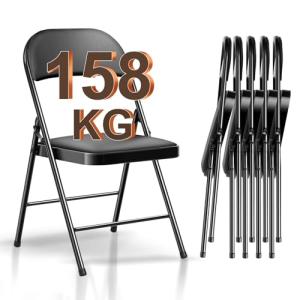 Set de 6 Sillas Plegables –Sillas de Comedor, Jardín, Campi…
