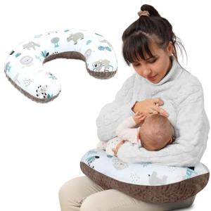 Totsy Baby Cojin Lactancia 130 x 45 cm - Minky Almohada Emb…