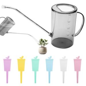 APOMOONS Regadera Pequeña con 12 Etiquetas para Plantas, 1L…