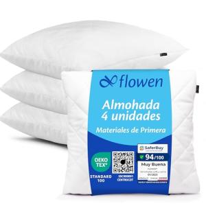 Cojines Sofa 50x50 Almohadones 4 Unidades Decorativos Relle…