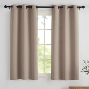 PONY DANCE Cortinas Opacas para Cocina Cortina Aislante Ter…