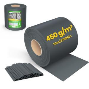 VOUNOT® Tiras de Pantalla de Privacidad de PVC 450g/m², Cin…