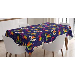 ABAKUHAUS Nueva Orleans Mantele, Carnaval, Estampado con la…