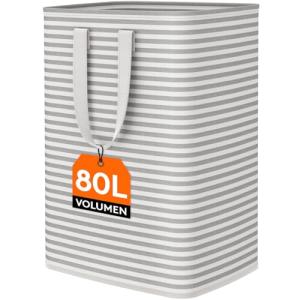 Lifewit Cesto Ropa Sucia 80L, Cesta Ropa Sucia Impermeable…