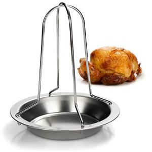 COM-FOUR® Asador de pollo BBQ para pollos a la parrilla per…