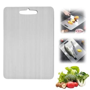 Ayizhiniu Titanium Cutting Board, Doble Cara Tabla de Corta…