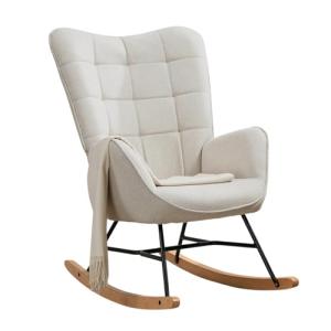 MEUBLE COSY Sillas Mecedora Escandinavo Sillón Relax Especi…