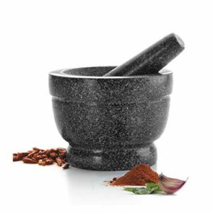 LACOR - 60516 - Mortero con Mano de Granito, Mortero de Coc…