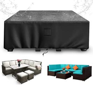 SIRUITON Cubierta de Muebles de Patio, Funda para Muebles D…