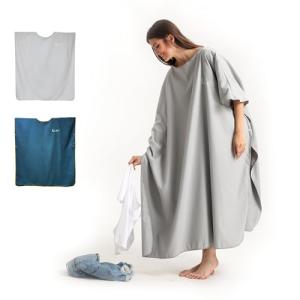 PL Poncho 3 en 1 para cambiar de ropa, albornoz de playa, p…