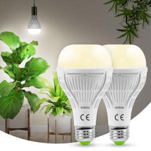 SANSI Lamparas de Plantas, Bombillas de Crecimiento LED E27…