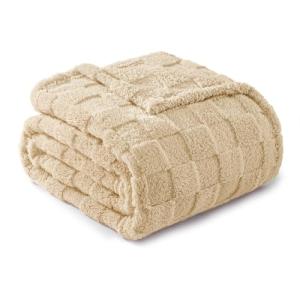 Exclusivo Mezcla Manta Sofá Beige - Manta para Cama, Manta…