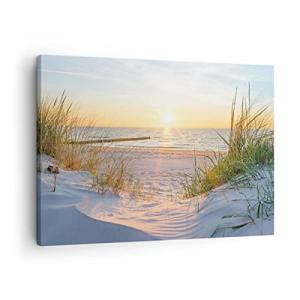 ARTTOR Lienzos decorativos duna playa mar Cuadro Sobre Lien…