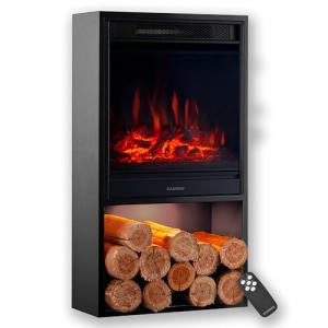 KAMINIO Chimenea eléctrica Hugo - Estufa de Chimenea con ca…