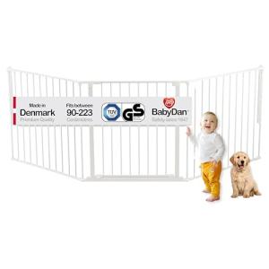 BabyDan Flex L 90-223 cm Puerta de escalera, divisor de hab…