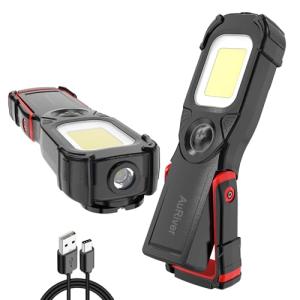 Linterna de Trabajo LED Recargable,Luz de Trabajo Super Bri…