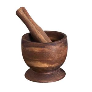 HOME DECO FACTORY, KA6332, Mortero y Maja de Acacia, utensi…
