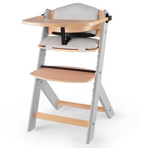 Kinderkraft Trona Bebé de Madera ENOCK, con Cojines, Evolut…